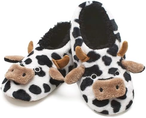 Cute Cozy Animal Slippers for Women Warm Fuzzy