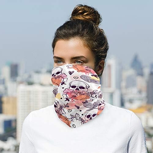 Unisex Balaclava Face Scarf Novelty Bandana Headwear for Men Women Boys Girls