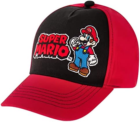 Nintendo Boys Super Mario Bros Cotton Baseball Cap 4-7