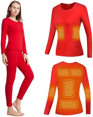 Heated Shirt Women 8 Heating Zones for Outdoor Sport