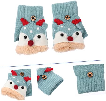 BESPORTBLEAdorable Windproof Half-Finger Gloves for Boys