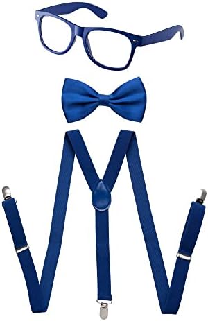 Dress Up America Neon Suspender Set for Adult and Kids