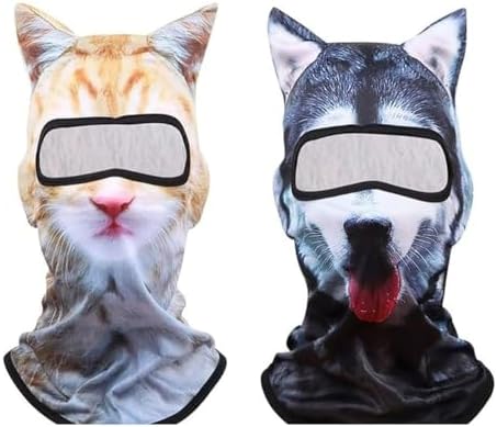 Cat Ski Mask 2-Piece Balaclava
