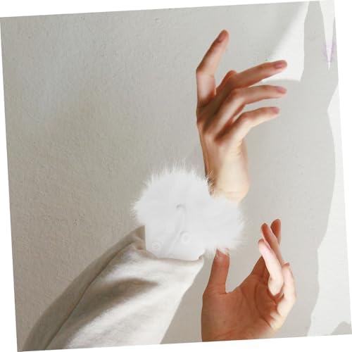 GALPADA 1 Pair Faux Fur Wrist Cuffs for Women Boys Girls