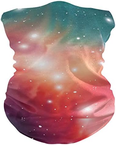 Unisex Balaclava Scarf with Mystic Nebula Stars Design