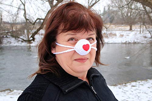 Crochet Sweetheart Nose Warmer - Perfect Gift for Him or Her