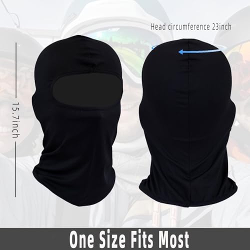 Ezovino 4-Piece Balaclava Ski Face Mask for Men Women