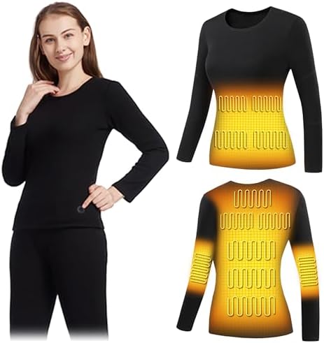 Heating Underwear for Women - Electric Thermal Baselayer Top