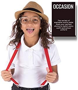 Adjustable Y-Back Suspenders for Kids Toddlers