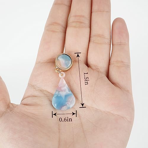 Gender Reveal Earrings Blue Pink for Mothers
