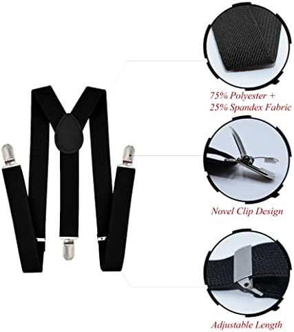 Adjustable Y-Back Suspenders for Kids Toddlers