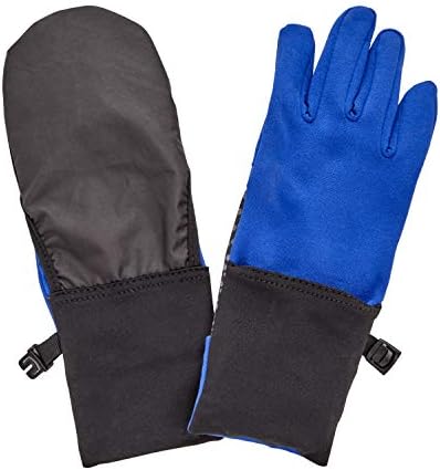 Kids Convertible Winter Gloves with Mitten Cover