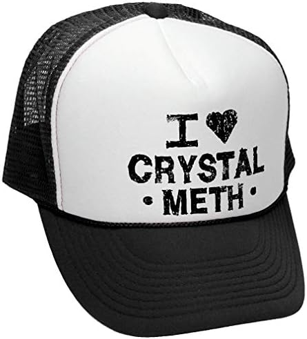 The Goozler I heart Crystal Meth - Retro Style Trucker Cap
