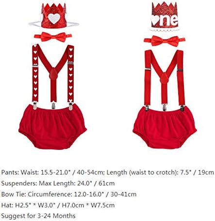 Baby Boys Lion 1st Birthday Cake Smash Outfit Set 4PCS
