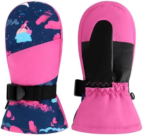 Duoyeree Waterproof Kids Gloves for Winter
