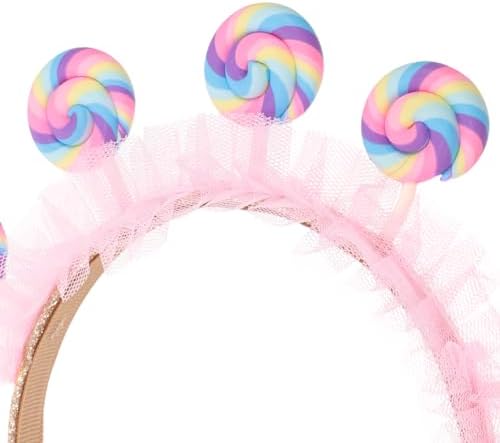 Stylish Lollipop Headband Childs Party Accessory Unique Design for Any Occasion