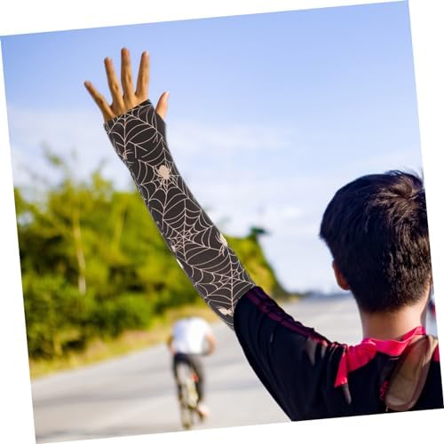 PRETTYZOOM Pink Long Fingerless Gloves