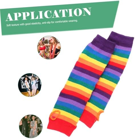 LIFKOME Rainbow Gloves Warmers