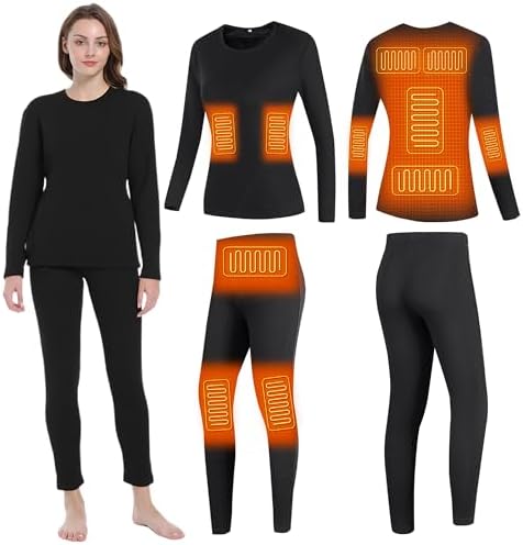 YANYNGS Full Body Heating Underwear Set for Women
