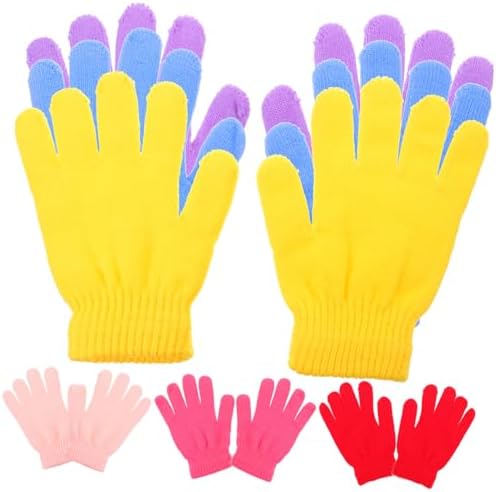6-Pair Party Kindom Fleece Gloves for Boys
