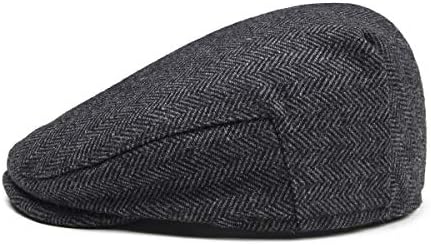 Jangooul Kids Flat Cap Hat - Tweed Newsboy Flat Cap for Boys