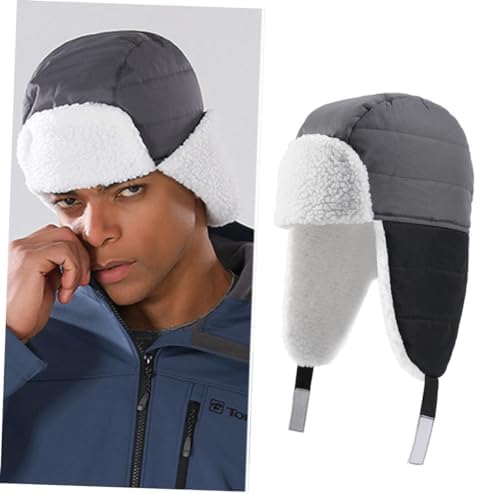 Cute Warm Black Hat Ear Cover for Boys Girls
