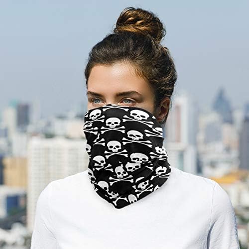 My Little Nest Face Cover - Skull Pattern Balaclava Scarf
