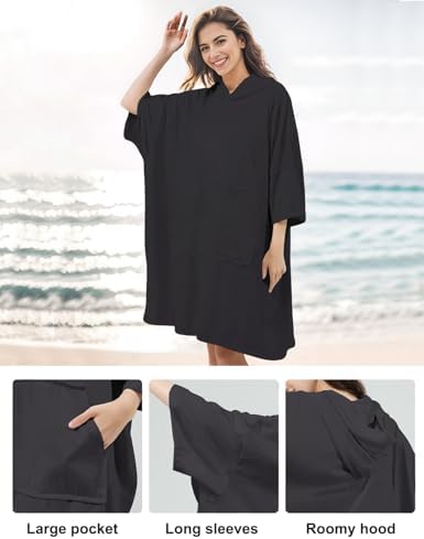 Sleek Fun KFUBUO Surf Poncho Cover-Up