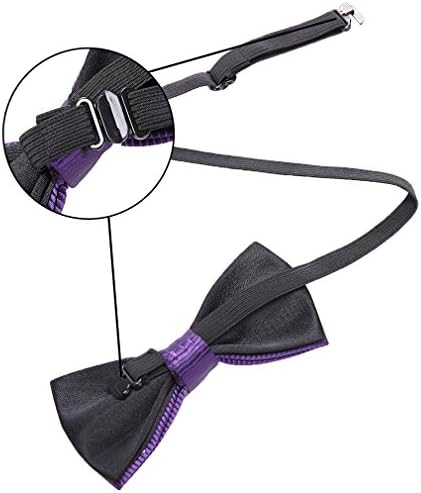 AUSKY 4 Pack Adjustable Pre-tied Bow Ties for Boys