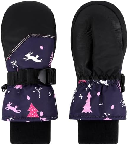 Waterproof Kids Gloves - Durable Cozy for Winter Sports