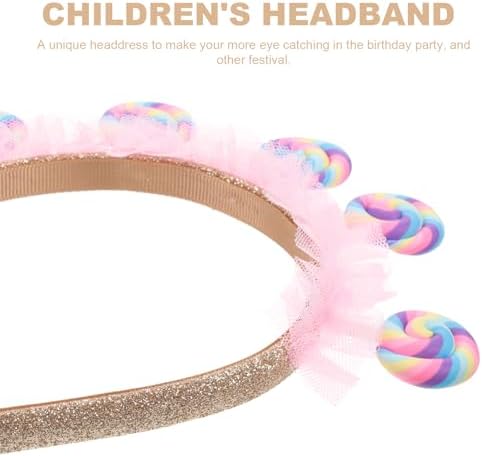 Stylish Lollipop Headband Childs Party Accessory Unique Design for Any Occasion