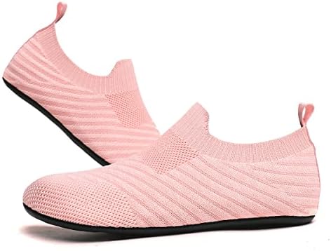 ZhaaDee Womens Mens Slippers with Rubber Sole
