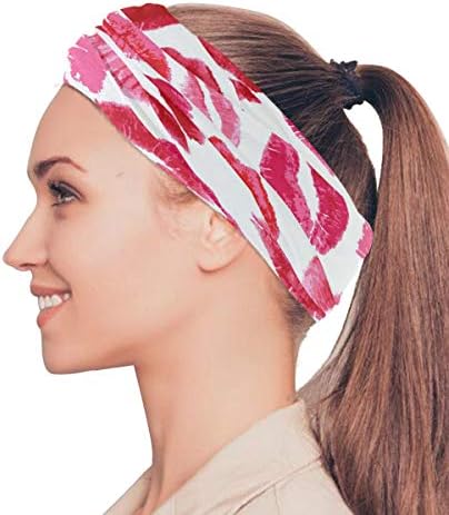 My Little Nest Balaclava Face Scarf Cover Pink Red Lips Print