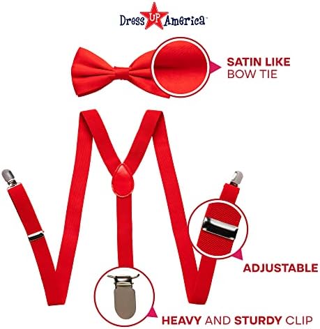 Epic Suspenders Adjustment Bowtie Set