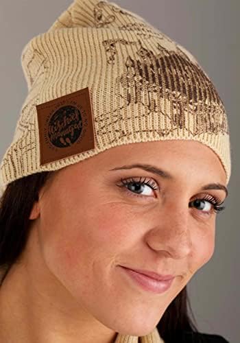 Harry Potter Marauders Map Knit Hat Scarf Set