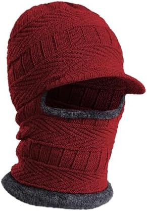 Warm and Windproof Balaclava Ski Mask Warmer Fleece Adjustable Cap for Women