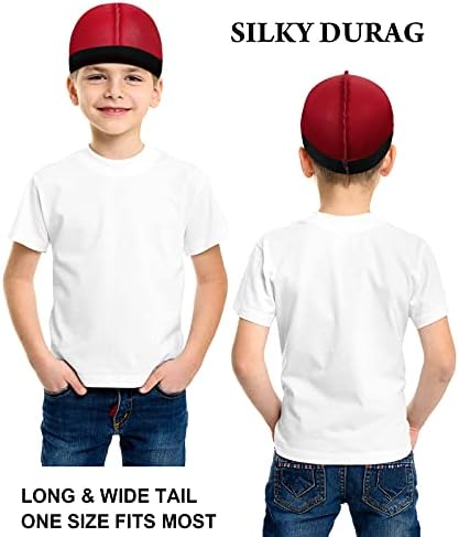 3-Piece Kids Satin Wave Caps Set