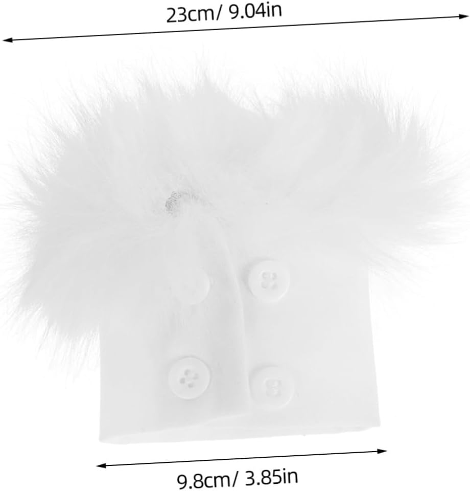 GALPADA 1 Pair Faux Fur Wrist Cuffs for Women Boys Girls