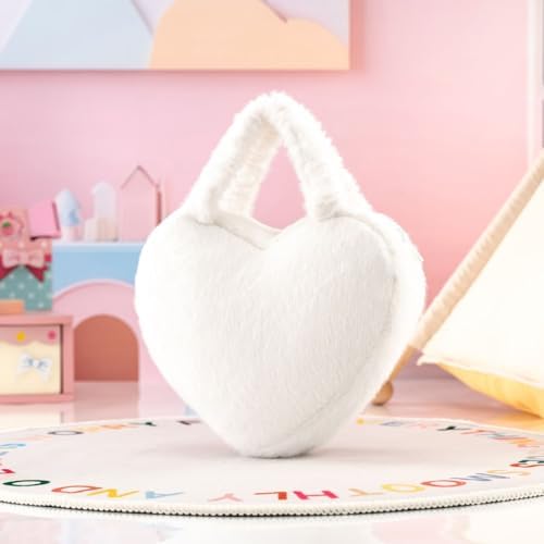 Gloveleya Elegant Heart-Shaped Tote Bag Stylish Canvas Accessory