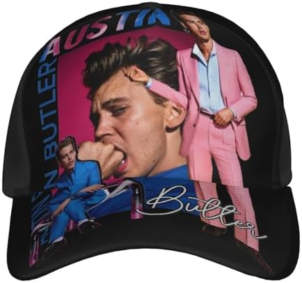 Austin Butler Baseball Cap Classic Adjustable Sun Hat for Men Women Black