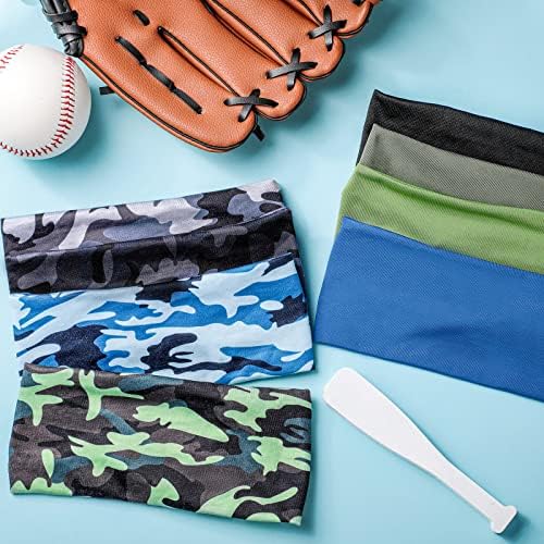 Zhanmai 8 Pack Sport Headbands for Kids