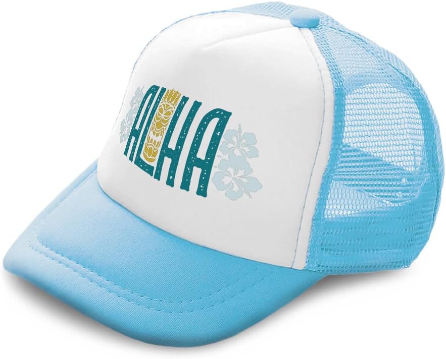 Cute Rascals Kids Trucker Hat with Adjustable UV Protection