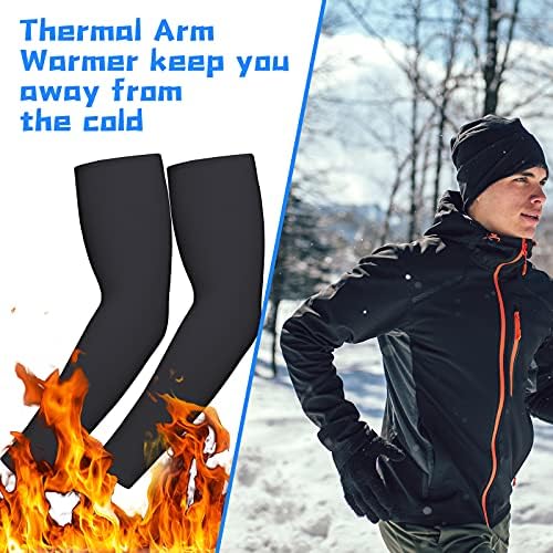 Skylety Thermal Arm Warmers 3 Pairs for Winter Sports
