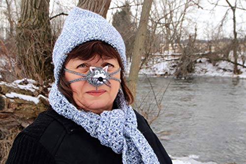 Cuddly Kitty Crochet Cozy Nosewarmer