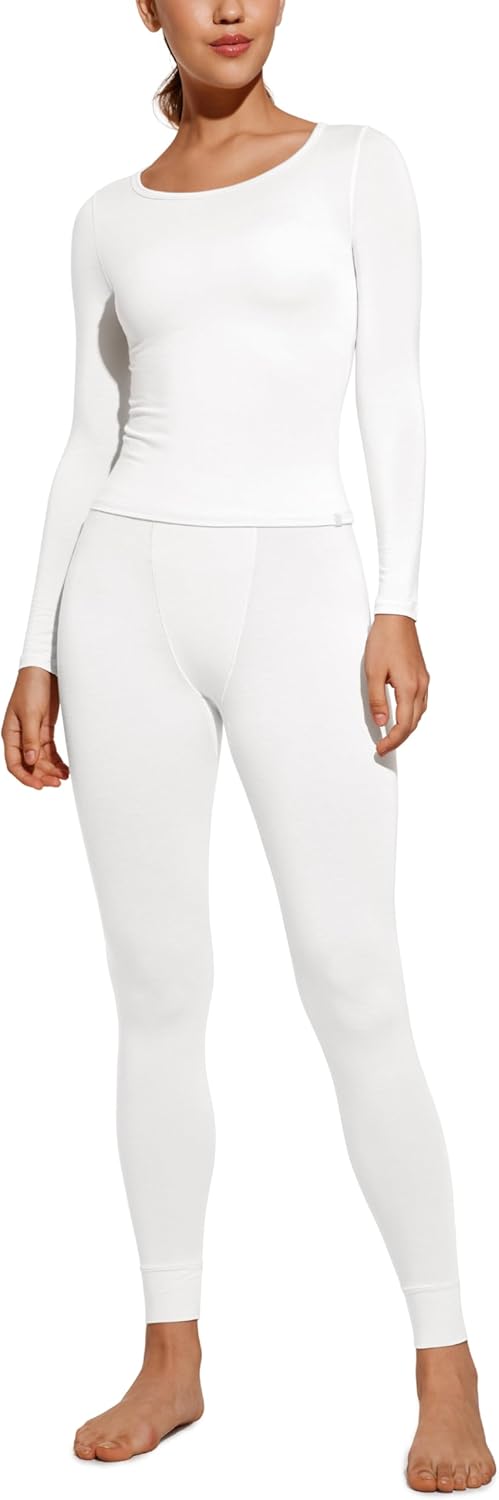 CRZ YOGA Thermal Set for Women Stay Warm Comfortable