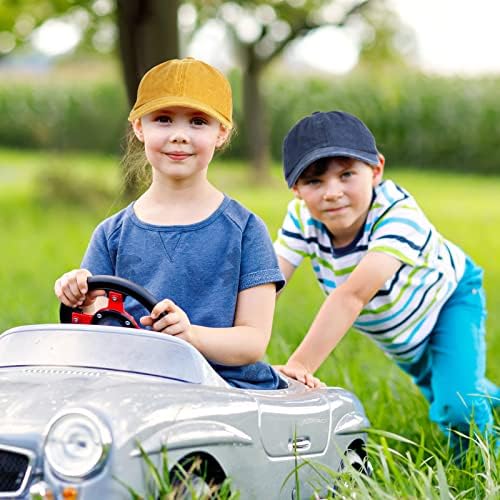 Adjustable Baseball Hats for Kids 10pc Set Boys Girls Distressed Washed