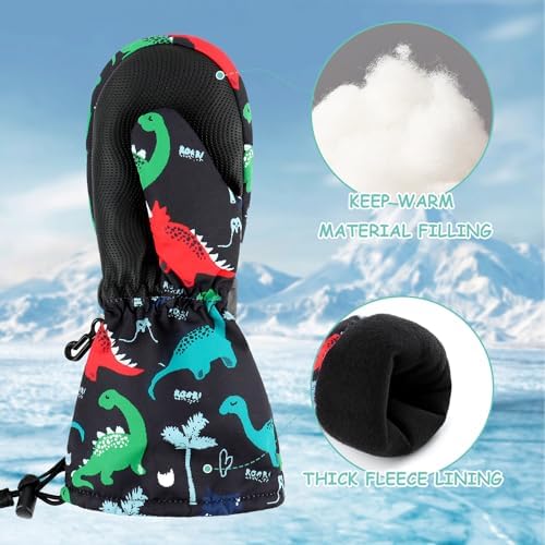 Durable Waterproof Kids Mittens Gloves for Winter