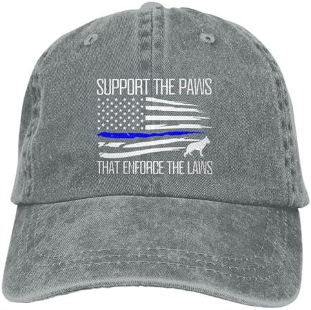 Thick Blue Line K9 Unit Dads Quirky Cop Cap