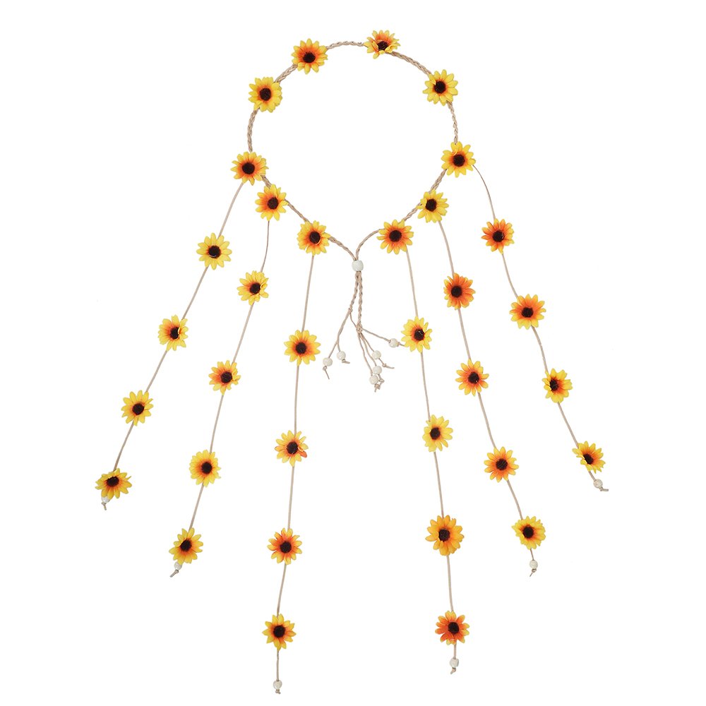 Flower Crown Hippie Adjustable Beauty Headband