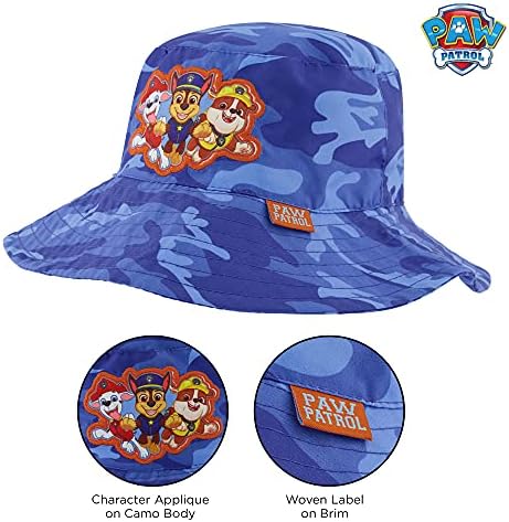 Nickelodeon Boys Bucket Baseball Cap Ages 24 Toddler Sun Hat Paw Patrol Heroes